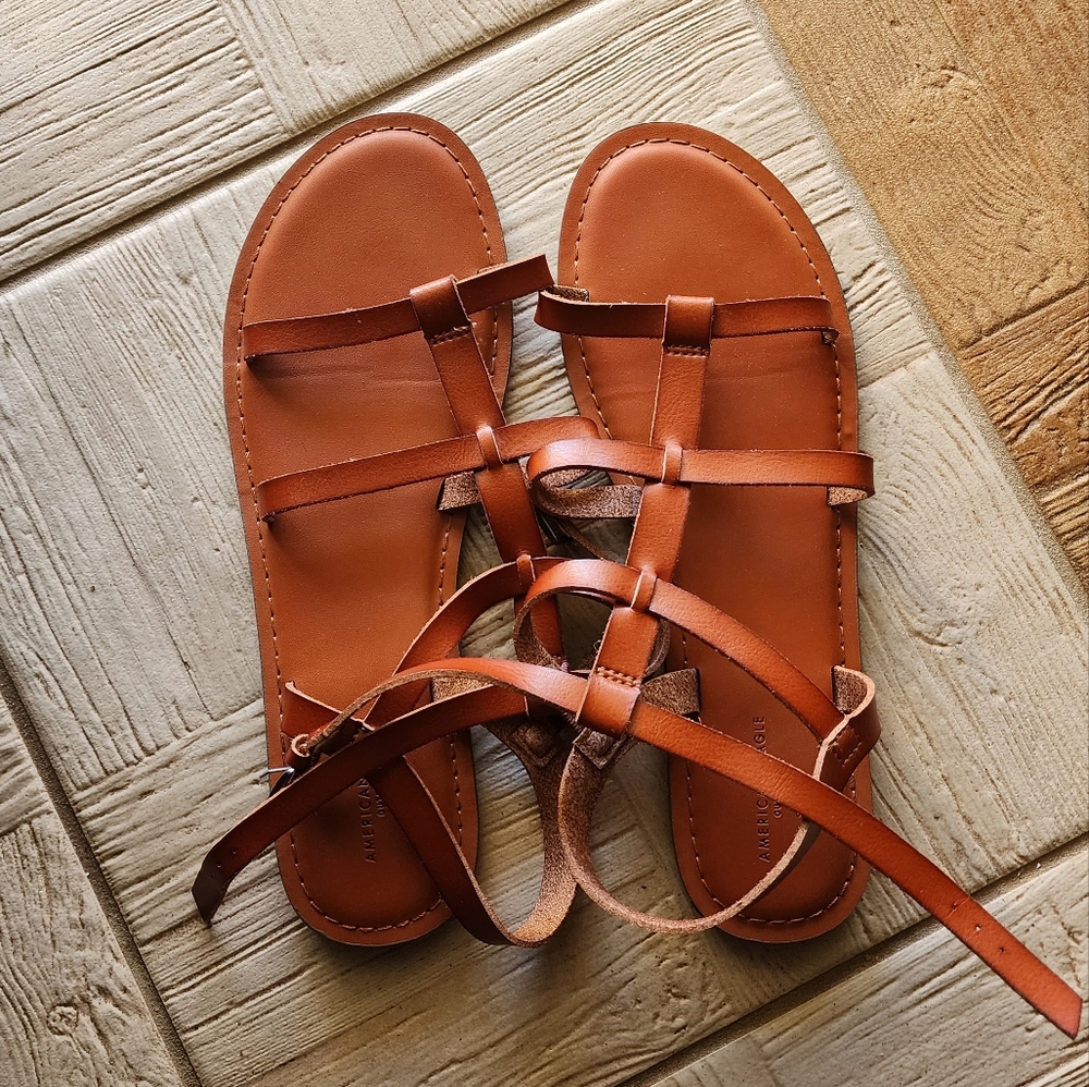American Eagle Leather Sandals